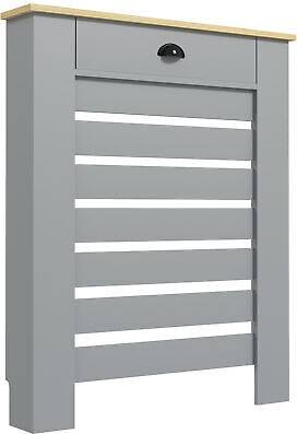 Homcom Radiator Cover With Drawer 78 cm Grey