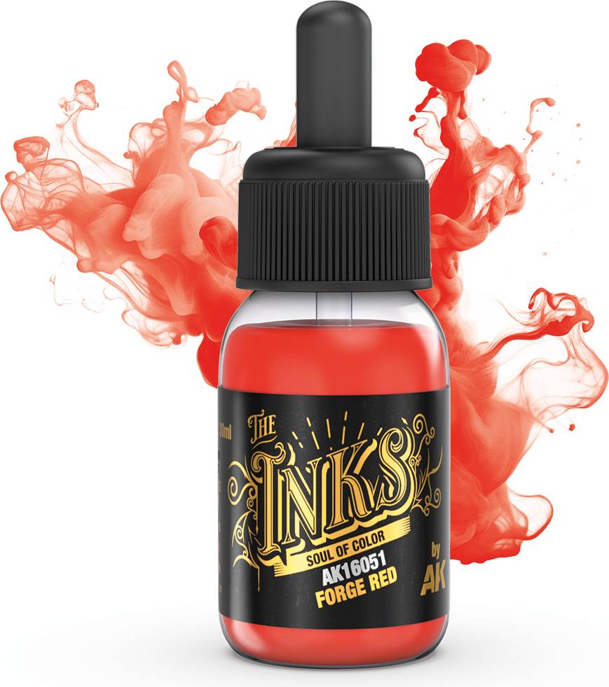 AK Interactive The Inks Forge Red 30ml