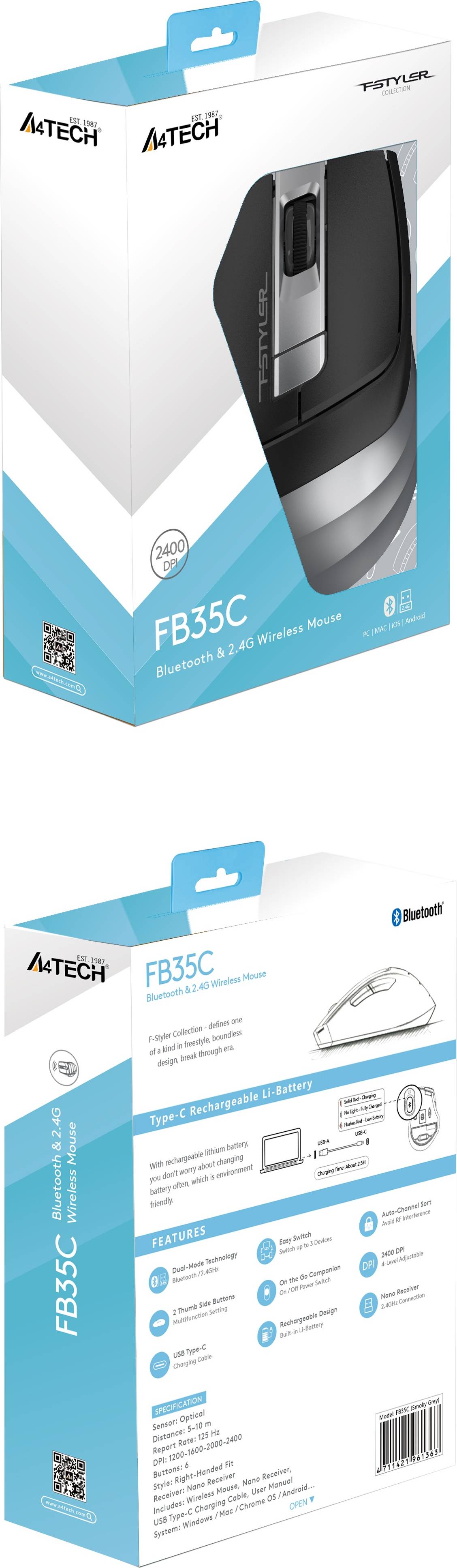 FB35CS Fstyler Mouse Bluetooth