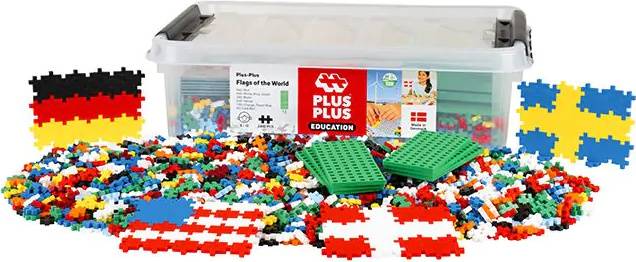 Plus Plus Plus Bricks Learn To Build Flags 2400EL