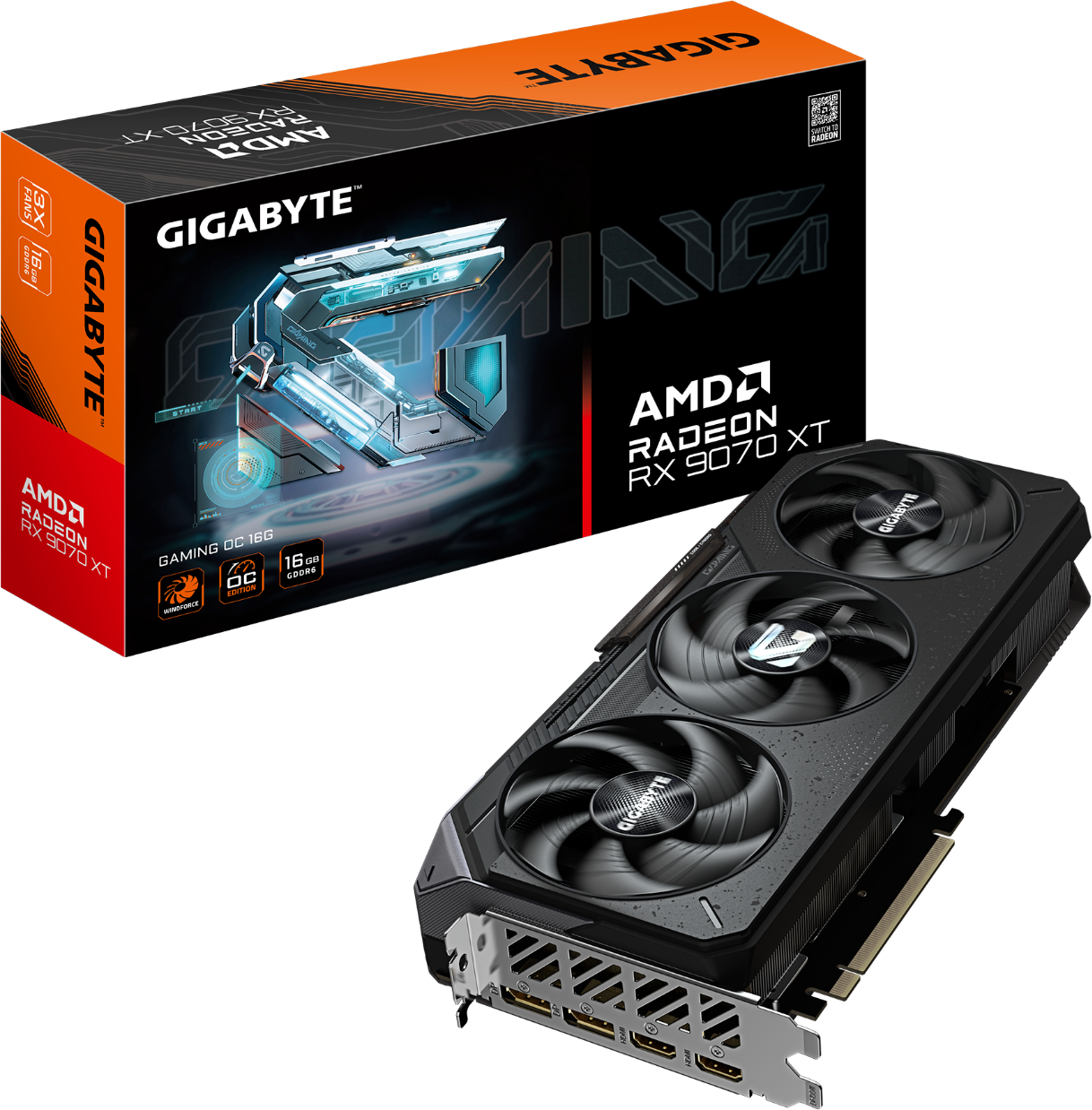 Rx 9070 Gigabyte Radeon RX 9070 XT GAMING OC 2xHDMI 2xDP 16GB