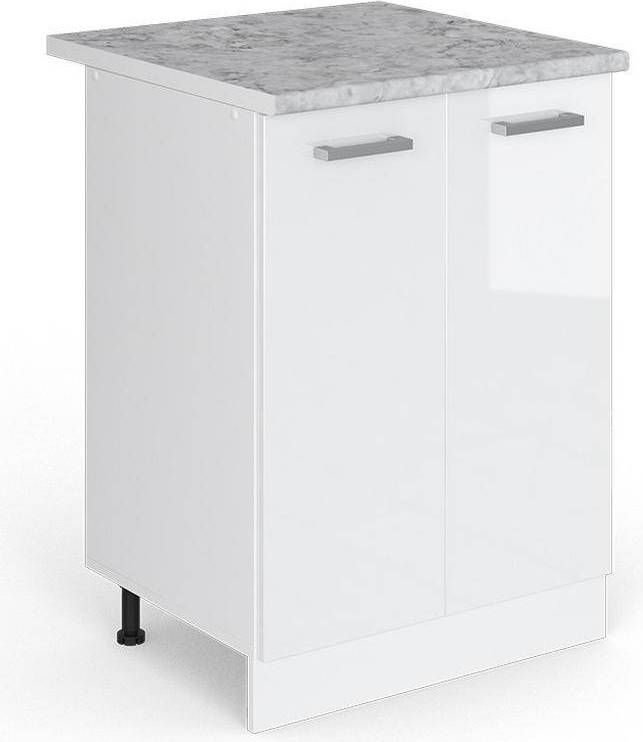 Vicco Köksunderskåp R-Line Vit Högblank AP Marble