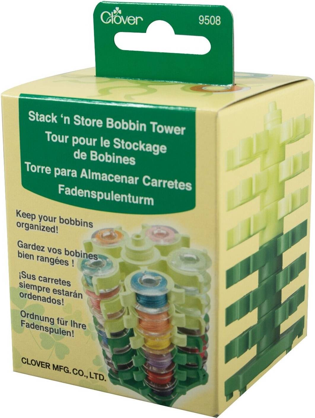 Clover 30 Stack 'N' Store Bobbin Storage Tower Sewing Machine CL9508