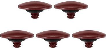 Uxcell Camera Shutter Button 5pcs Dark Red