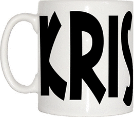 TeeTreeDesigns Kristina Name Mug Cup & Mug