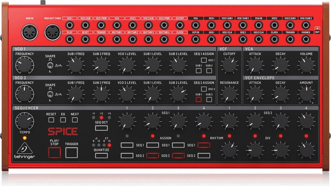 Behringer SPICE Analog Semi-Modular Polyrhythmic Synthesizer