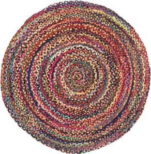 Polytuft Flätan Multi Trasmatta Rund 80