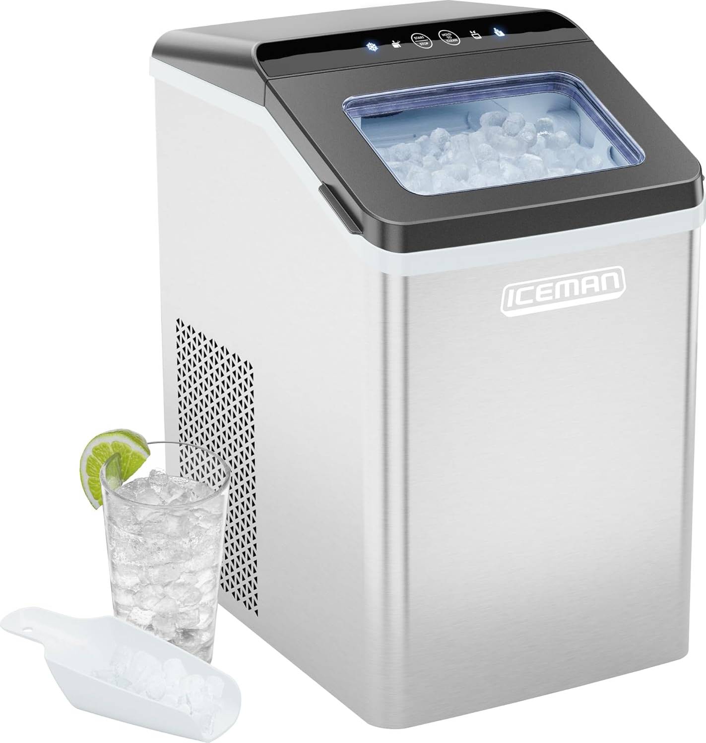 Countertop ice cube maker Iceman RJ56-PB18-SS