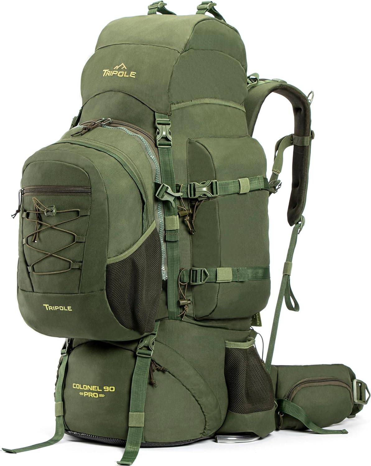 Colonel Pro Metal Frame Rucksack Army Green