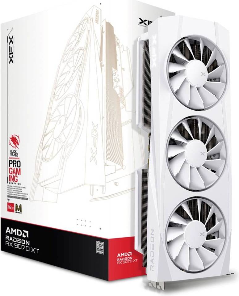 Rx 9070 xt XFX Quicksilver Radeon RX 9070 XT Triple Fan 16GB