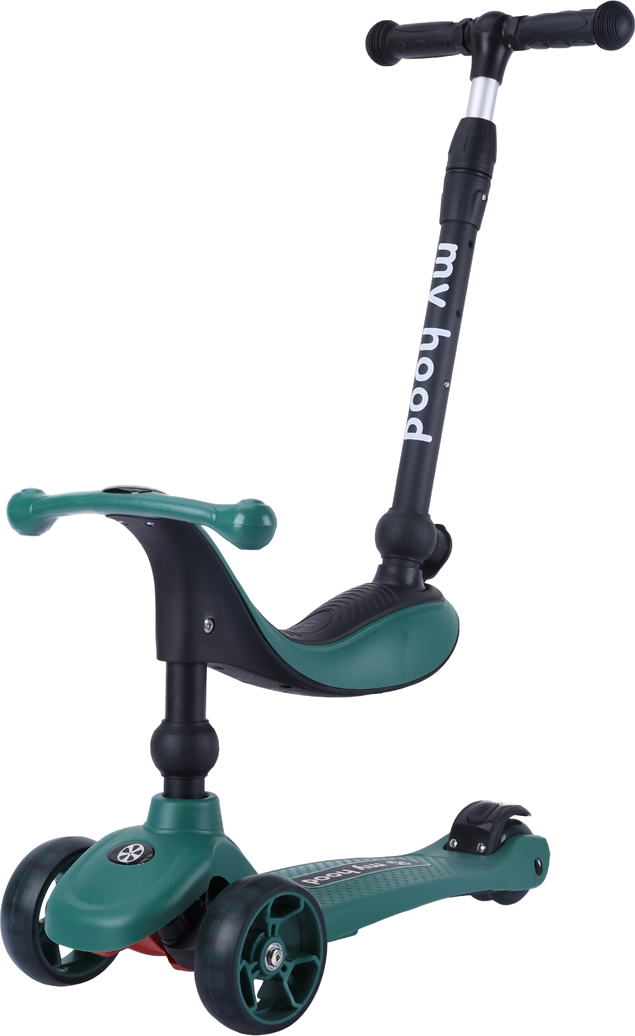 Kick n Ride Scooter Green