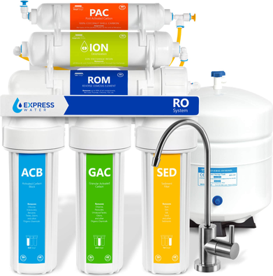 Express water filters Express Water 6-Stage Multi-Method Reverse Osmosis Filtration System RODI10M