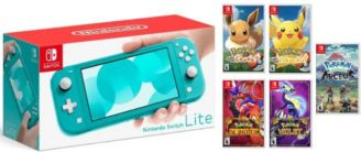 Nintendo switch lite Nintendo Switch Lite Turquoise Pokemon Bundle