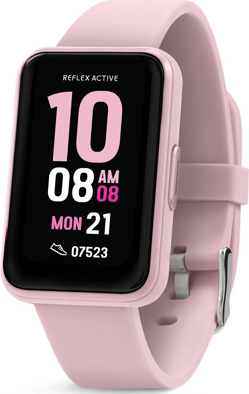 Pink Strap Calling Smart Watch