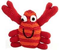 Samsung Crab Rattle - Red/Light Red, 1 Pack