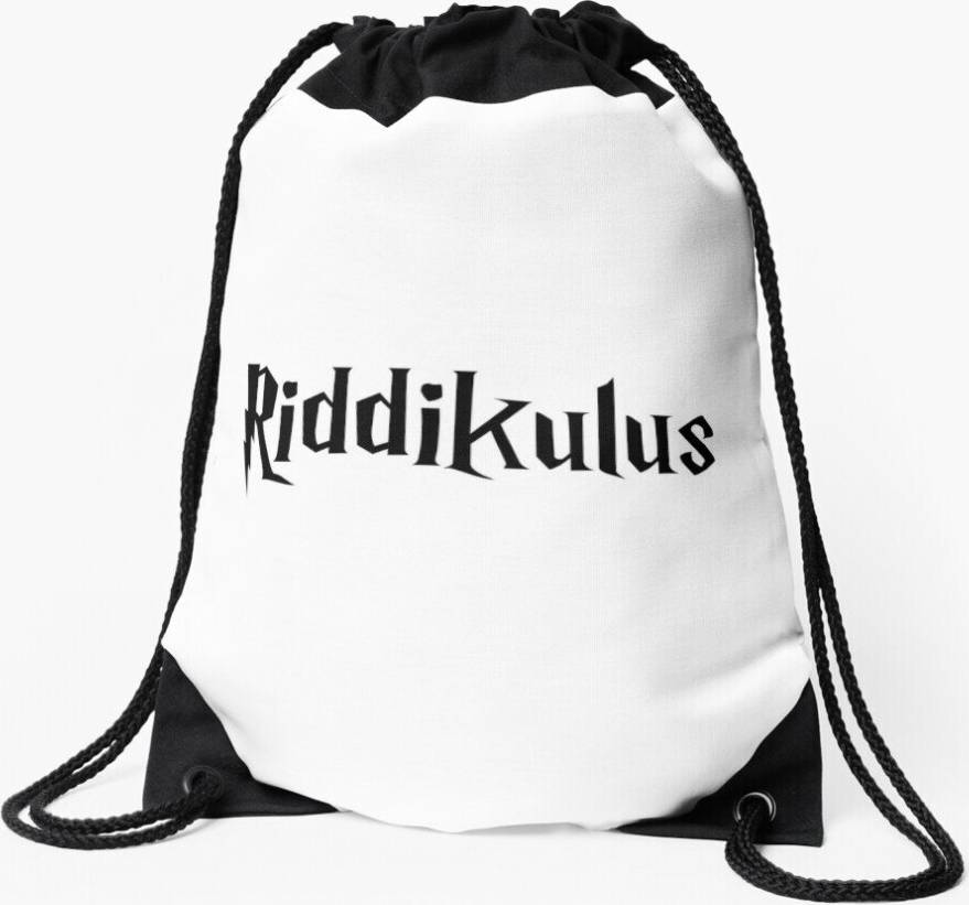 Famgem Drawstring Bag Riddikulus Sport Gym Shoe Backpack