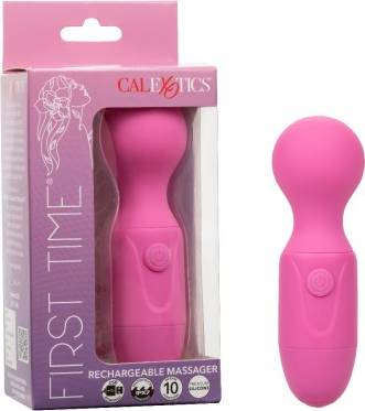 First Time Massaggiatore Ricaricabile 10 Vibrazioni Rosa