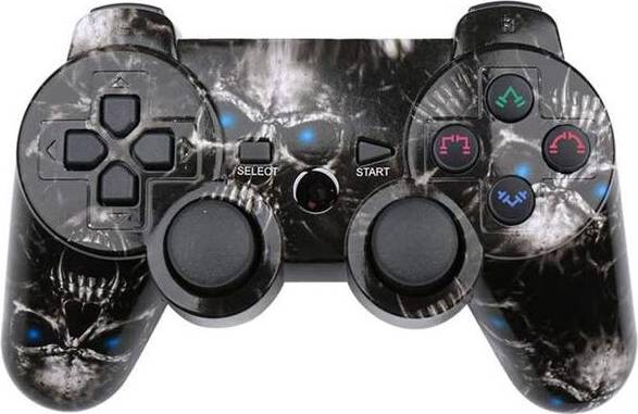 Maxpower Skull King For Sony PS3 Wireless Bluetooth-compatible Game Controller With LED Indicator