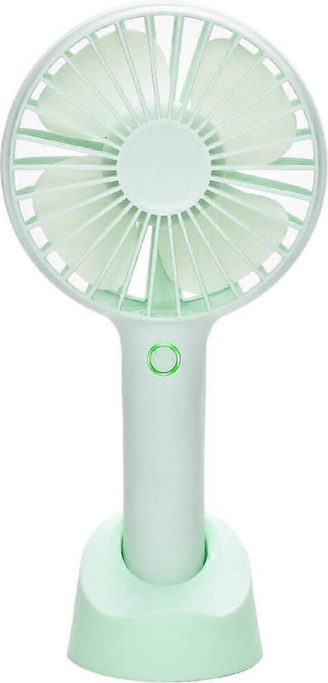 Clarks Mini Portable USB Rechargeable Hand Held Fan with Base