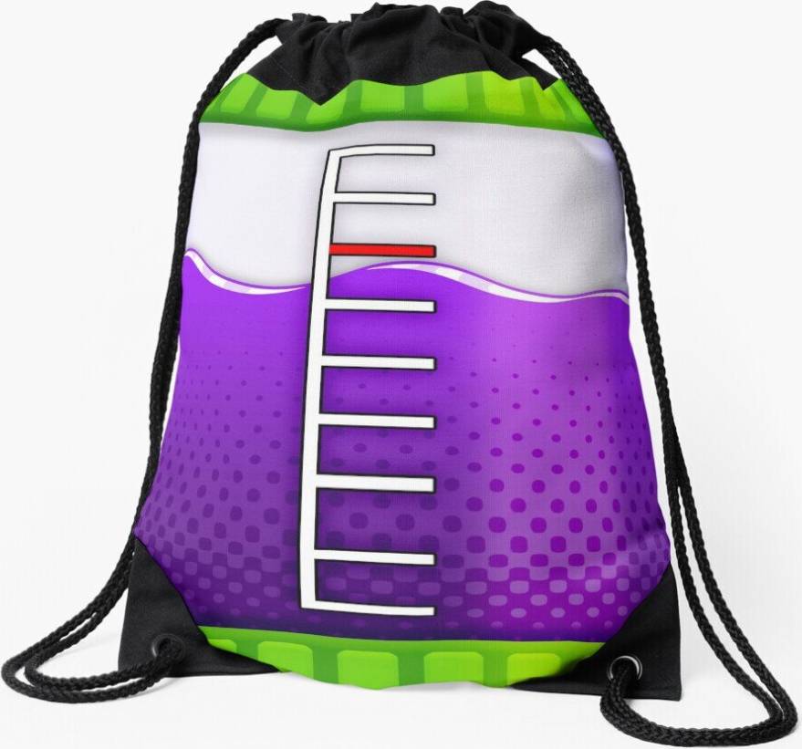 Famgem Drawstring Bag - Purple Ink