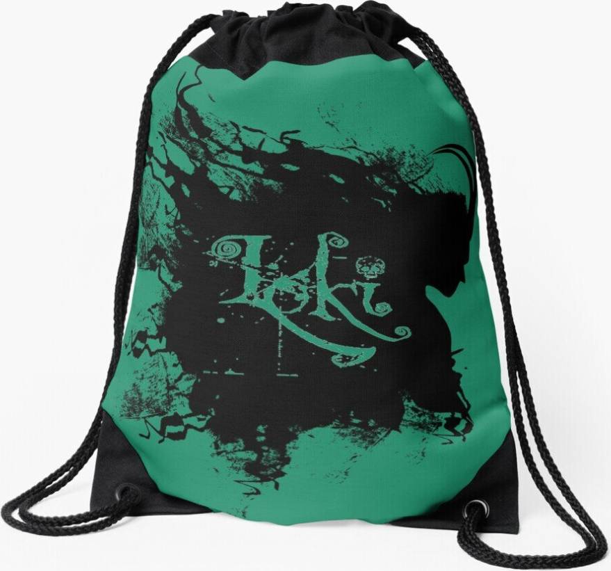 Famgem Drawstring Bag Loki Explosion Sport Gym Shoe Backpack
