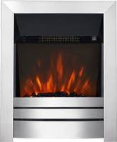 Focal Point Lorient LED Inset Electric Fire Brushed Steel