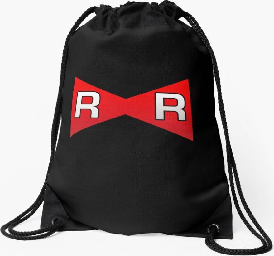 Famgem Drawstring Bag Red Ribbon Army Sport Gym Shoe Backpack