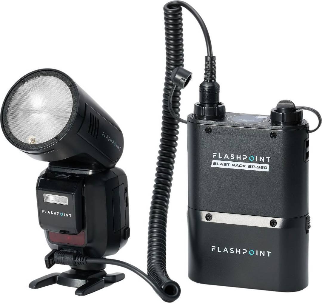 Flashpoint X100 TTL R2 On Camera Flash With BP-960 External Power Pack