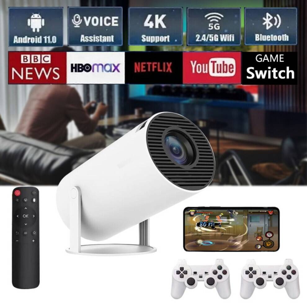 5G 4K HD Retro Game Projector