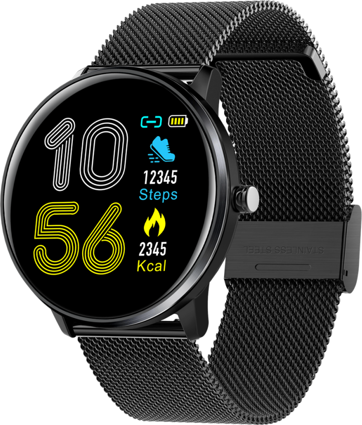 Greenzech 2.5D Full Touch Blood Pressure O2 IP68 Deep Waterproof Smart Watch