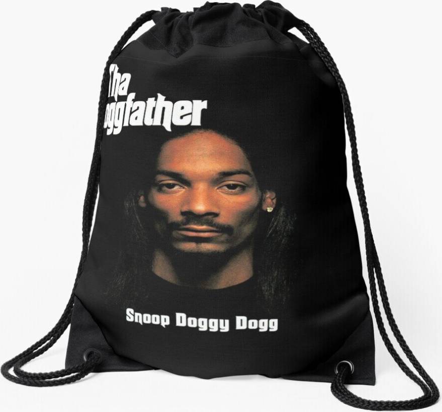 Famgem Drawstring Bag Snoop Dogg Rapper Sport Gym Shoe Backpack