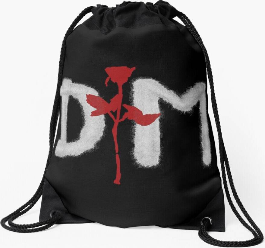 Famgem Drawstring Bag - Red Rose Center