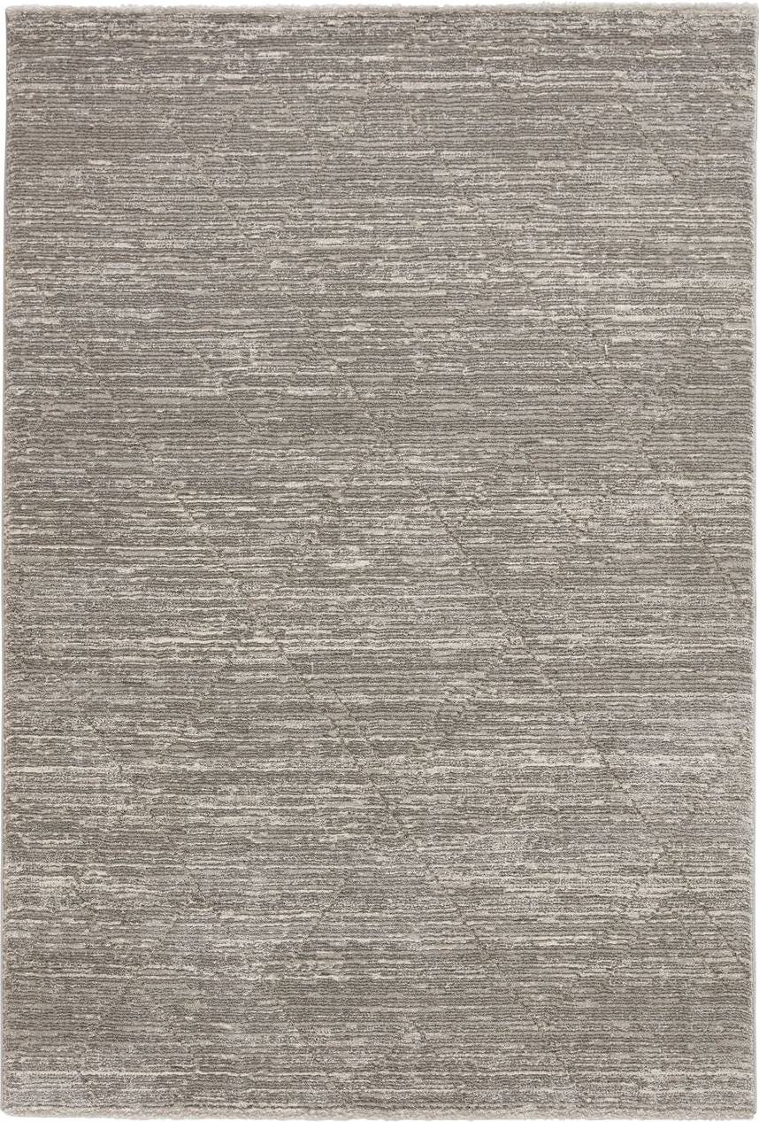 Roseland Furniture Atkins Diamond Embossed Rug Multiple Sizes Grey