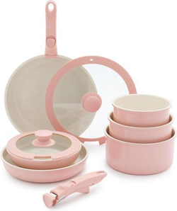 GreenLife Click 10-Piece Ceramic Nonstick Cookware Set