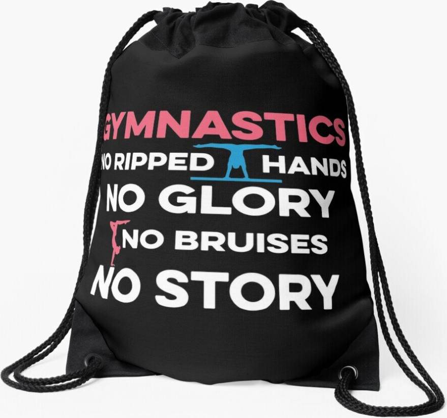 Famgem Drawstring Bag No Ripped Hands - Sport Gym Shoe Backpack