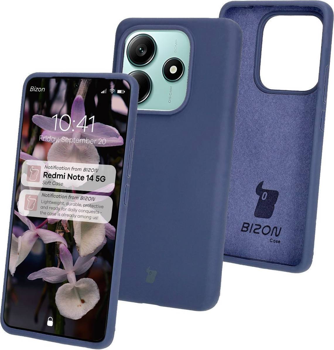 Bizon Redmi Note 14 5G Soft Mobilbagside