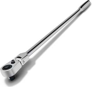 Powerbuilt 1/2 Inch Drive 72 Tooth Pro Tech 17 Inch Long Reach Flex Head