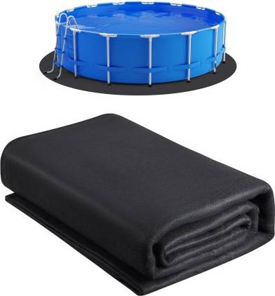 VEVOR 6.5 m Rund Poolmatta Extra Tjock