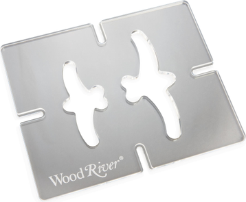 Wood router WoodRiver Woodriver Router Inlay Template Seagull