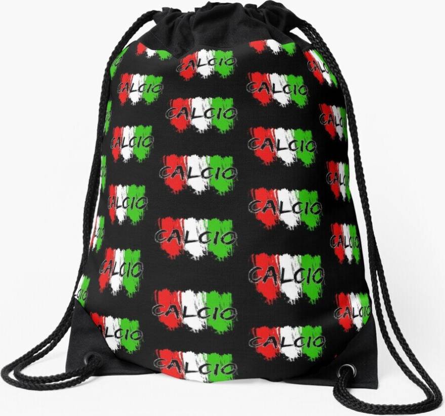 Famgem Drawstring Bag Calcio Tee Sport Gym Shoe Backpack