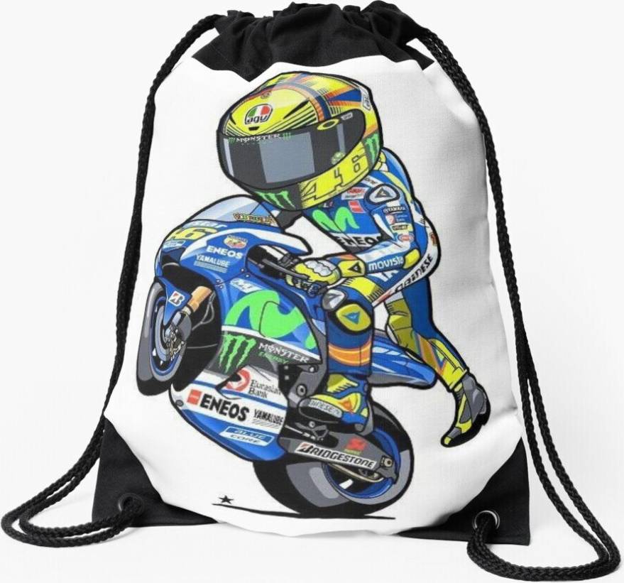 Famgem Drawstring Bag Rider Sport Gym Shoe Backpack