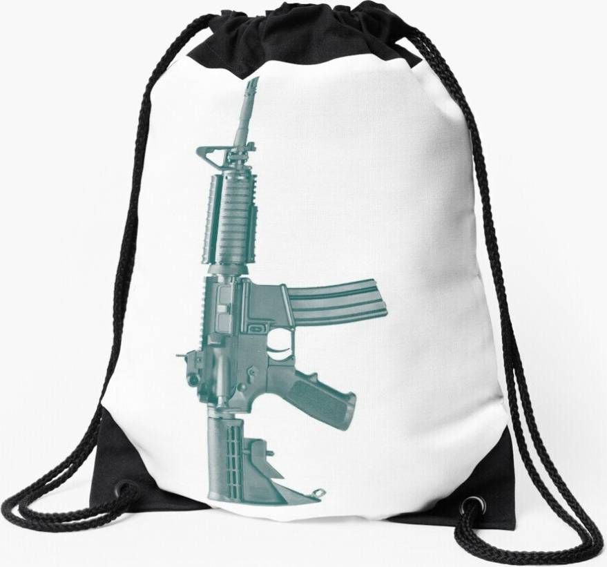 Famgem Drawstring Bag - Blue