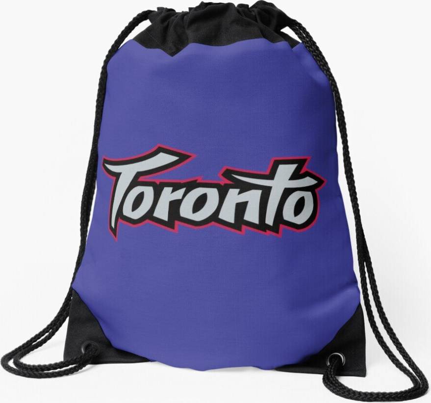 Famgem Drawstring Bag Toronto Retro Script 1 Sport Gym Shoe Backpack