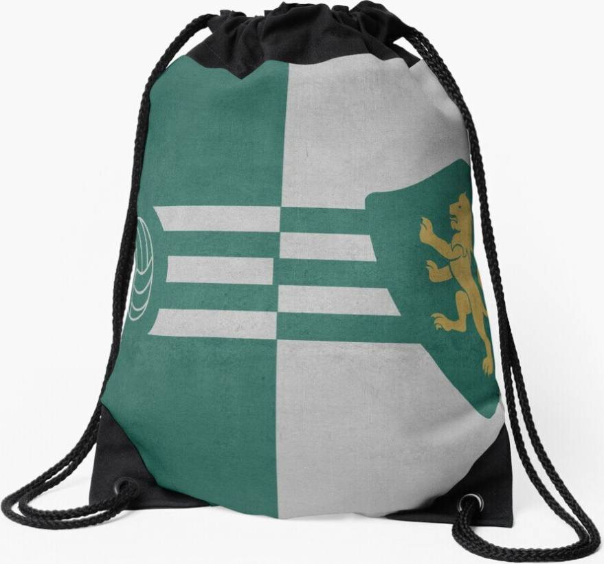 Famgem Drawstring Bag Retro Soccer Style Design Sporting Model Sport Gym Shoe Backpack