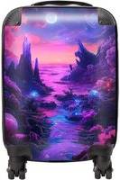 Warren Reed Suitcase Purple Small