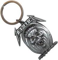 Metallica In Vertigo Keyring - Metallic Silver