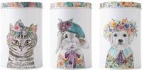 Mikasa Metal Storage Canister Set Gift Boxed Multi One Size Kitchen Container