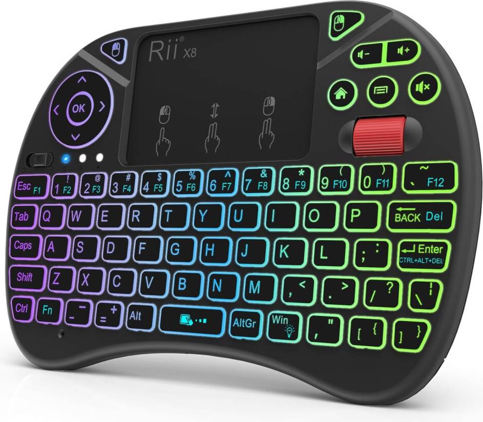 Veeki X8 Mini Keyboard 2.4GHz Portable Wireless Keyboard