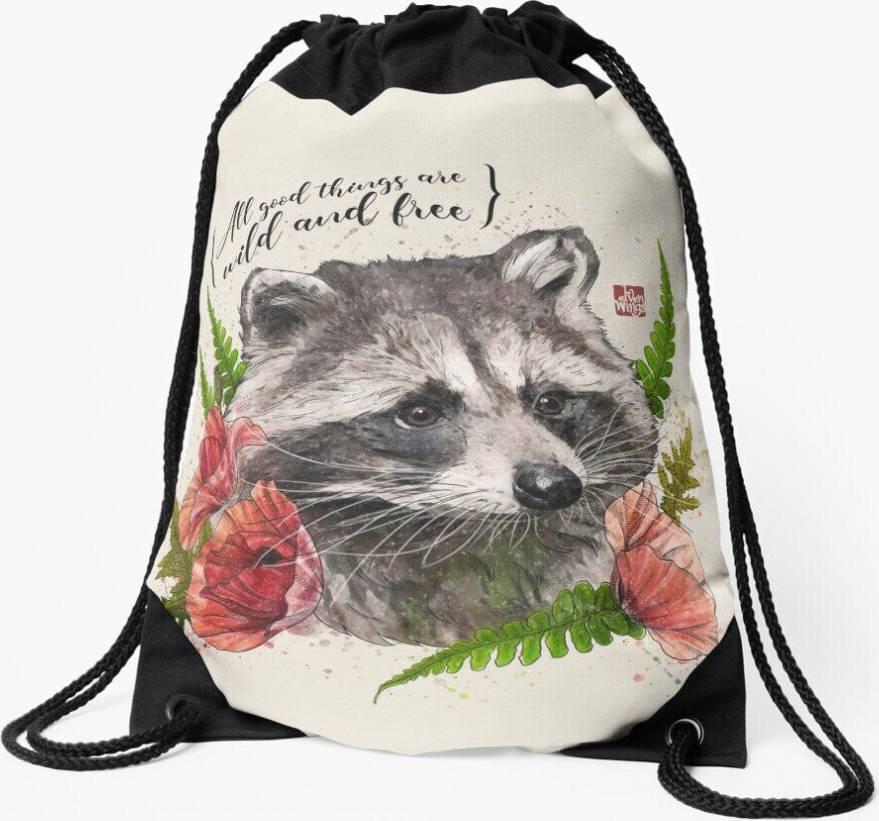 Famgem Drawstring Bag All Good Things - Wild/Free