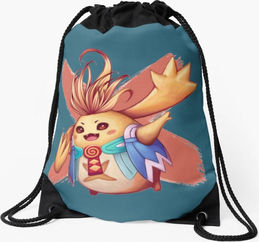 Famgem Drawstring Bag Xenoblade Riki - Sport Gym Shoe Backpack